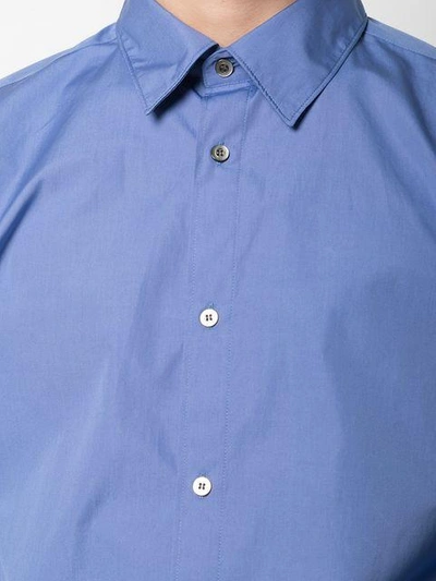 Shop Apc A.p.c. Classic Button-down Shirt - Blue