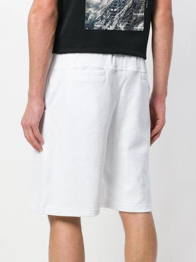 Shop Blood Brother Toxo Track Shorts - White