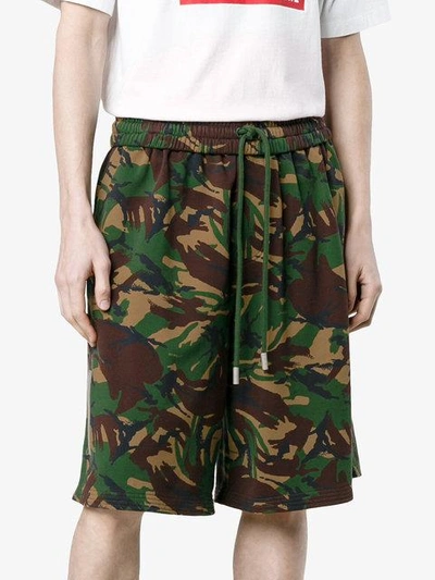 Shop Off-white 'camouflage Diag' Shorts - 9900