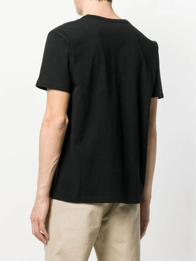 Shop Maison Kitsuné Patch Pocket T-shirt - Black
