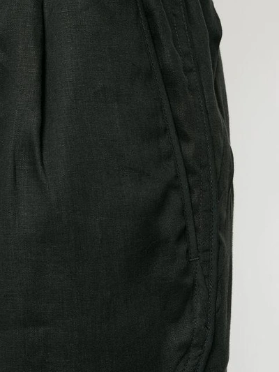Shop Abasi Rosborough Ankara Drawstring Track Trousers In Black