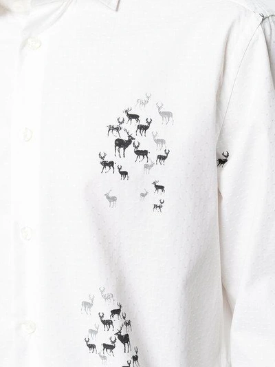 Shop Etro Long Sleeved Printed Shirt