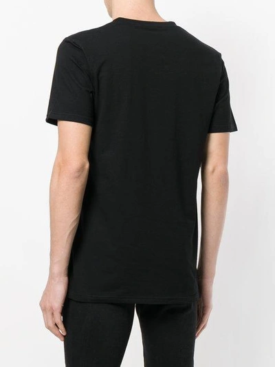 Shop Balmain Logo Print T-shirt - Black