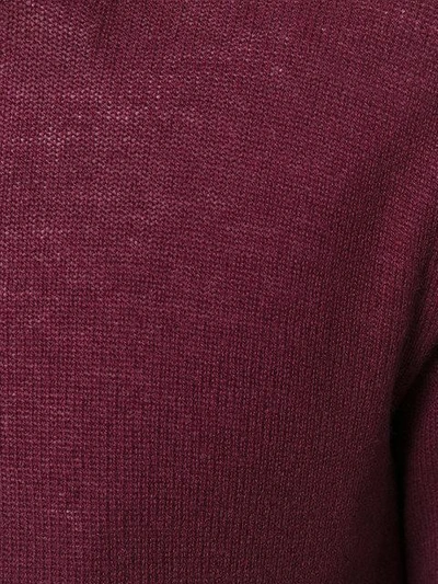 Shop Prada Cashmere Crew Neck Sweater In Red