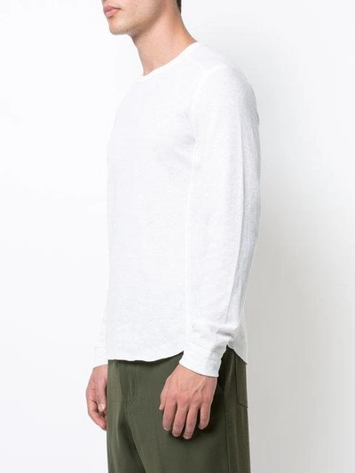 Shop Vince Crew-neck Sweatshirt - White