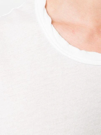 Shop James Perse Round Neck T-shirt In White