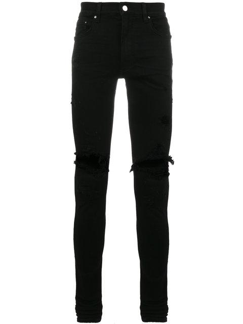 Amiri Thrasher Jeans Black Denim | ModeSens