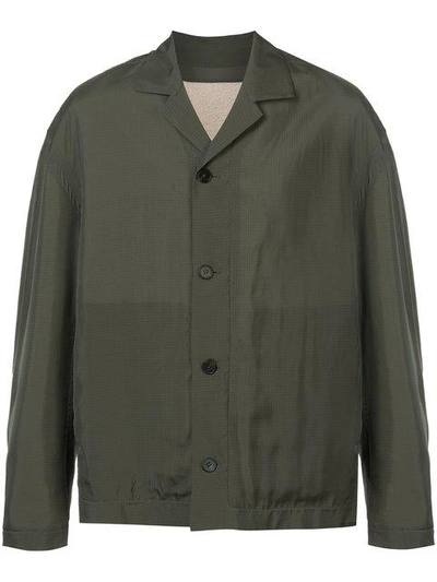 Shop Jil Sander Buttoned Lightweight Jacket