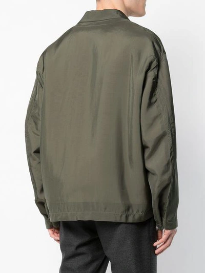 Shop Jil Sander Buttoned Lightweight Jacket