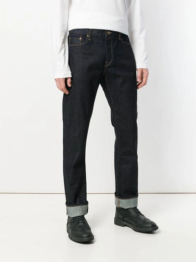 Shop Burberry Straight-leg Jeans - Blue