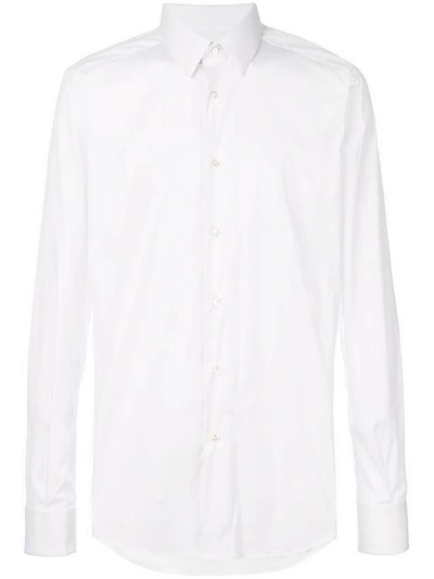 Shop Fashion Clinic Timeless Stretch Shirt In White
