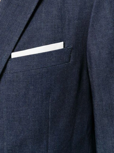 Shop Neil Barrett Two Piece Formal Suit - Blue