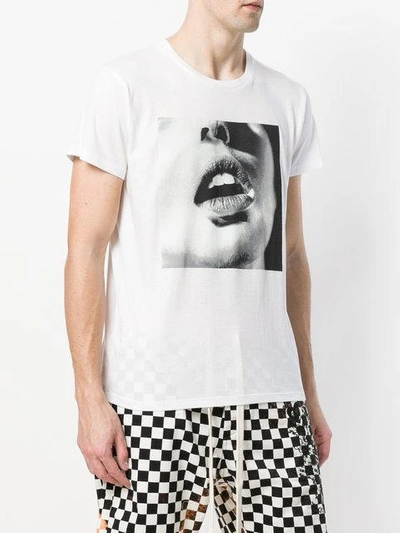 lip print T-shirt