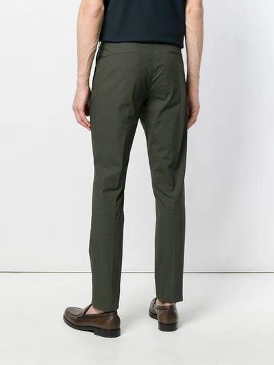 Shop Incotex Tailored Trousers - Green