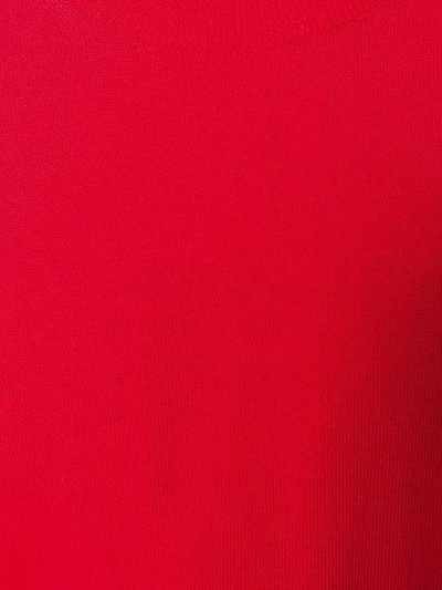 Shop Maison Margiela Pullover Mit Ellbogenpatches In Red