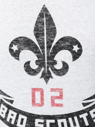 Shop Dsquared2 Bro Scouts Crest Print T-shirt
