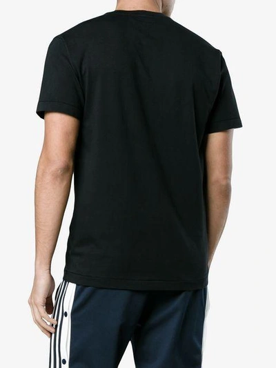 Shop Stone Island Black Logo T-shirt