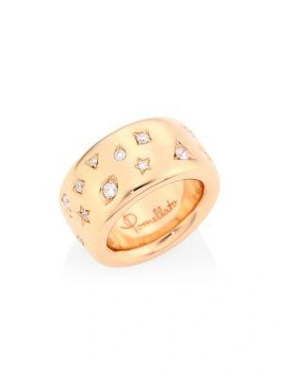 Shop Pomellato Iconica 18k Rose Gold & Diamond Ring In Yellow Gold