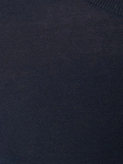 Paolo Pecora Crew Neck Jumper - Blue In Blue