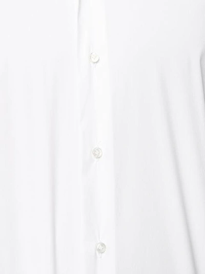 Shop Barba Classic Fitted Shirt In White