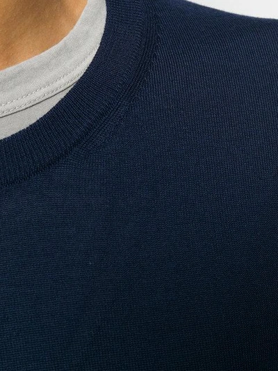 Shop Hugo Boss Lightweight Sweatshirt In Blue
