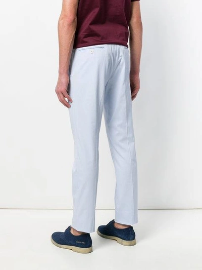 Shop Ferragamo Classic Slim-fit Trousers