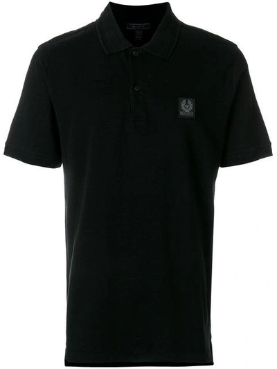 Shop Belstaff Stannett Polo Shirt In Black