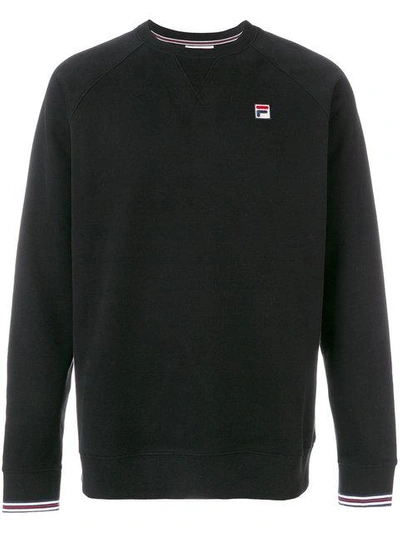 Shop Fila Logo Long-sleeve Sweatshirt