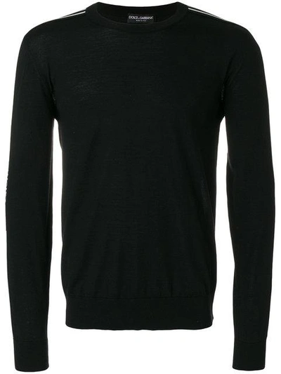 Shop Dolce & Gabbana Millennials Sweater In Black