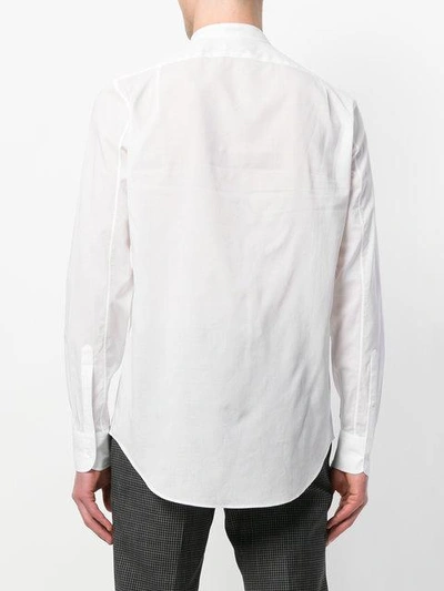 Shop Alexander Mcqueen Embroidered Shirt In White