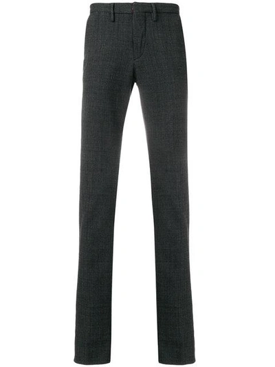 Shop Incotex Regular Fit Tailored Trousers - Grey