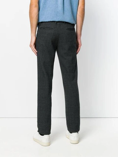 Shop Incotex Regular Fit Tailored Trousers - Grey