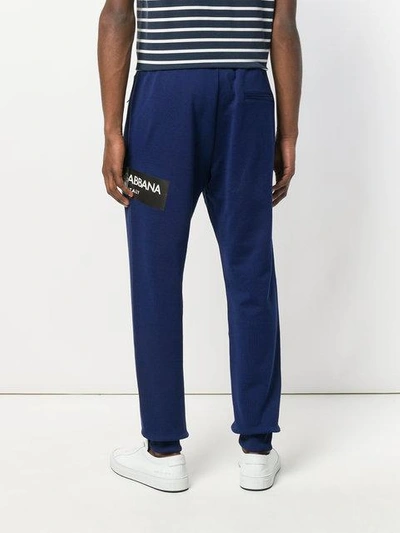 Shop Dolce & Gabbana Classic Sweatpants In Blue