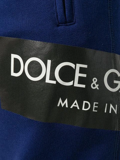 Shop Dolce & Gabbana Classic Sweatpants In Blue