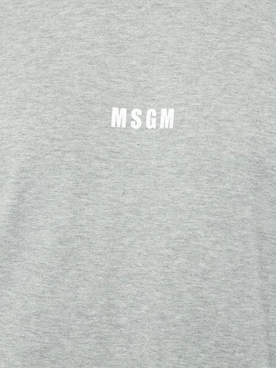 Shop Msgm Logo Print T