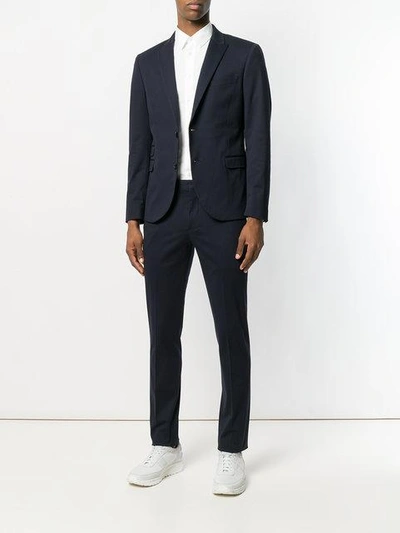 Shop Neil Barrett Formal Two Piece Suit In Blue