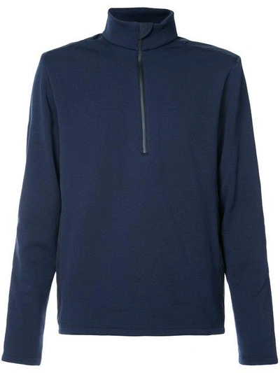 Shop Aztech Mountain Zipped Pullover In Blue