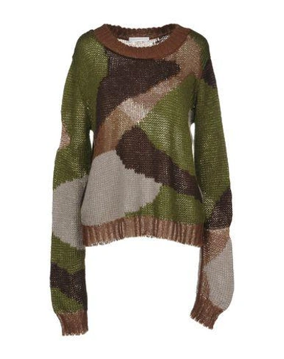 Shop Faith Connexion Sweaters In Military Green