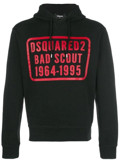 Shop Dsquared2 Bad Scout Hoodie In Black