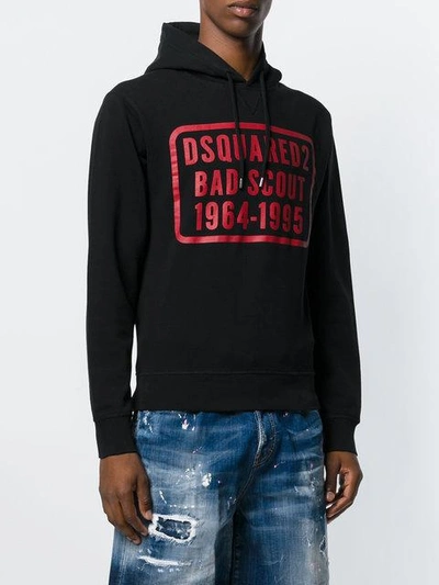Shop Dsquared2 Bad Scout Hoodie In Black