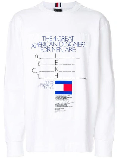 Tommy Hilfiger Ad Campaign T-shirt - White | ModeSens