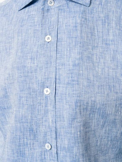 Shop Doppiaa Classic Style Shirt In Blue