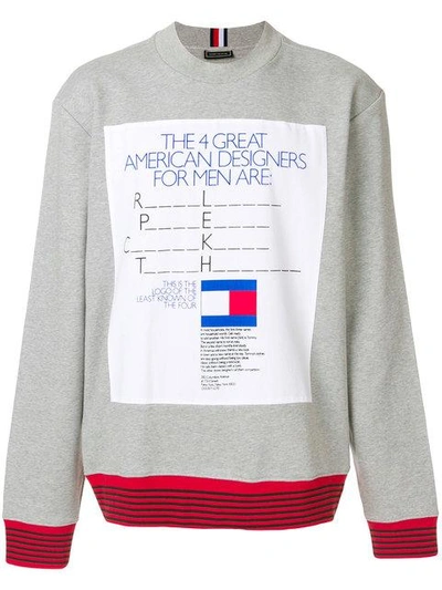 Tommy Hilfiger George Lois Ad Sweatshirt - Grey | ModeSens