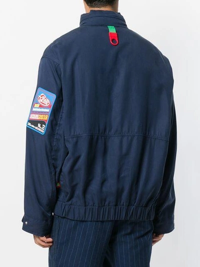 Shop Gcds Fishing Jacket In Blue