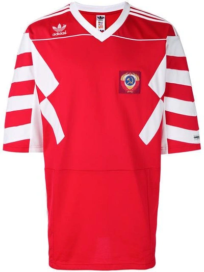 Adidas Originals Adidas Russia Mash-up Jersey - Red | ModeSens