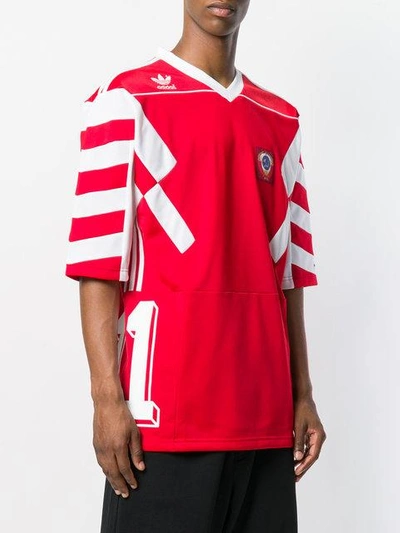 Adidas Originals Adidas Russia Mash-up Jersey - Red | ModeSens