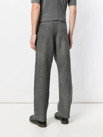 Shop A Diciannoveventitre Straight Leg Trousers In Grey