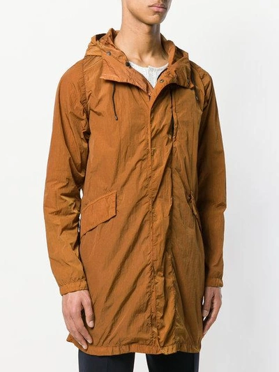Shop Hevo Castro X Hooded Parka In Brown