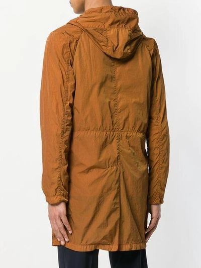Shop Hevo Castro X Hooded Parka In Brown