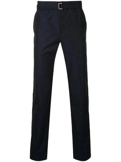 Shop Sacai Belted Tailored Trousers